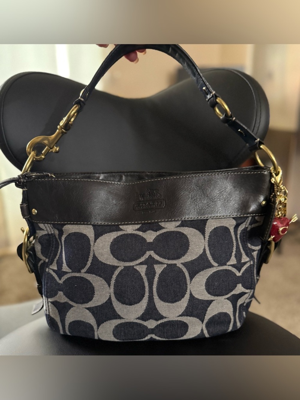 Coach Zoe Denim Hobo